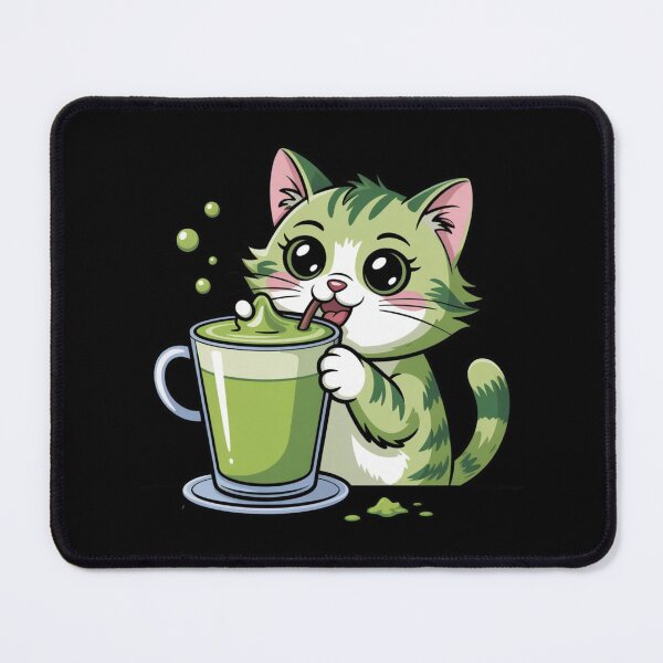 Item preview, Matcha Cat designed and sold by Prints-by-Olaf.