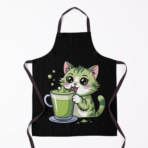 Item preview, Matcha Cat designed and sold by Prints-by-Olaf.