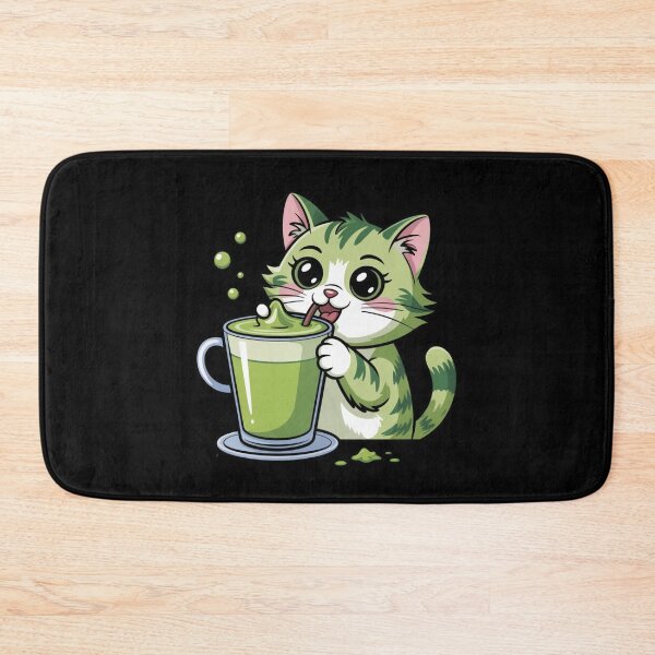 Item preview, Matcha Cat designed and sold by Prints-by-Olaf.