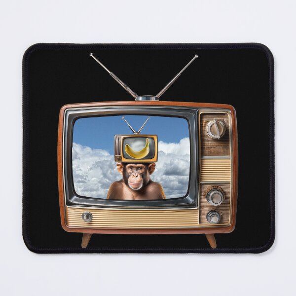 Item preview, Monkey on TV designed and sold by BIGPIX91011.