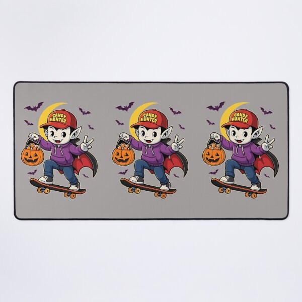 Item preview, Vampire Skateboarder Halloween Candy Hunter Design designed and sold by RojoyDesigns.