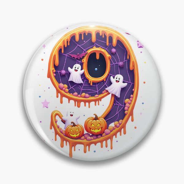Artikelvorschau, Halloween Nummer 9 Geister Kürbisse Spinnennetz Gruselkostüm entworfen und verkauft von ArtDesignTp.