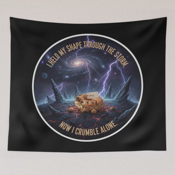 Item preview, Crumble Alone — Cosmic Breakdown designed and sold by Apocalypse Of The Donut.