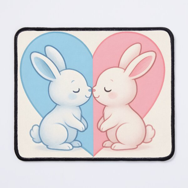 Item preview, Rabbits for couples designed and sold by Hazelnussbaum.