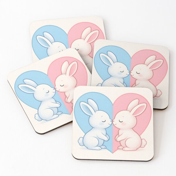Item preview, Rabbits for couples designed and sold by Hazelnussbaum.