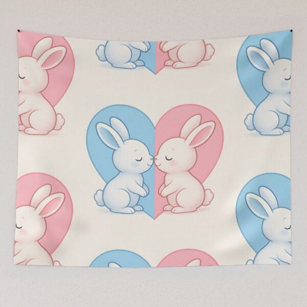 Item preview, Rabbits for couples designed and sold by Hazelnussbaum.