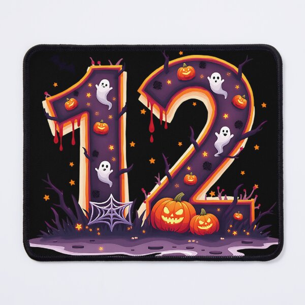 Item preview, Halloween Number 12 Ghosts Pumpkins Spiderweb Spooky Costume designed and sold by ArtDesignTp.