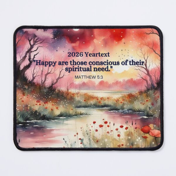 Item preview, 2026 Yeartext Poppies designed and sold by IvaRenee.