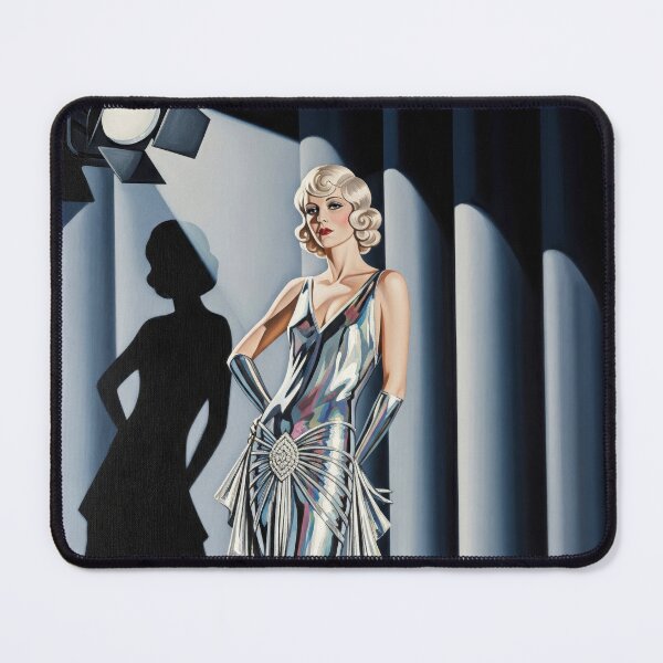 Item preview, The Silver Screen Siren - Original Art Deco Artwork designed and sold by elektronen.