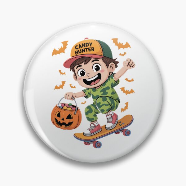 Item preview, Halloween Skateboarder Candy Hunter Design | Spooky Trick-or-Treat Art designed and sold by RojoyDesigns.