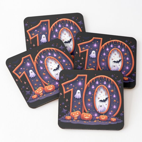 Item preview, Halloween Number 10 Ghosts Pumpkins Bats Spooky Costume designed and sold by ArtDesignTp.