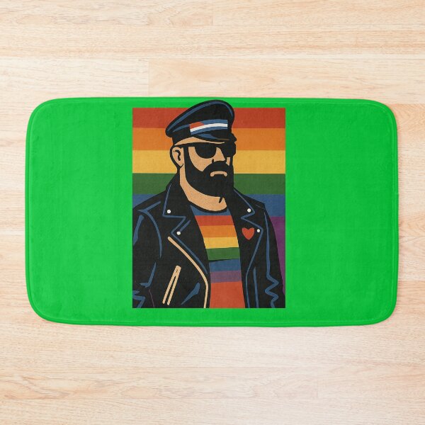 Item preview, LGBT gay leatherman Pride  designed and sold by JETSETPRIDE.