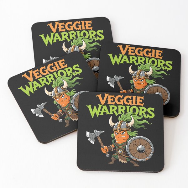 Item preview, Funny Carrot Viking Warrior Art – Veggie Warriors Collection designed and sold by RojoyDesigns.