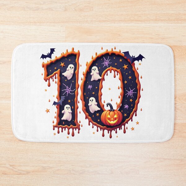 Artikelvorschau, Halloween Nummer 10 Geister Kürbisse Spinnennetz Gruseliges Kostüm entworfen und verkauft von ArtDesignTp.