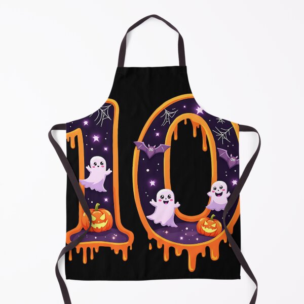 Item preview, Halloween Number 10 Ghosts Pumpkins Bats Spiderweb Costume designed and sold by ArtDesignTp.