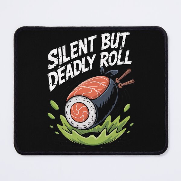 Item preview, Silent but Deadly Ninja Sushi Roll - Funny Japanese Food Art Design designed and sold by RojoyDesigns.