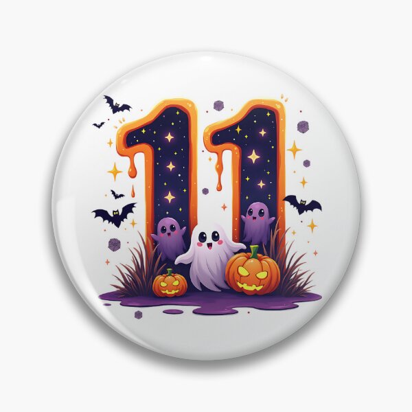 Item preview, Halloween Number 11 Ghosts Pumpkins Bats Spooky Costume designed and sold by ArtDesignTp.