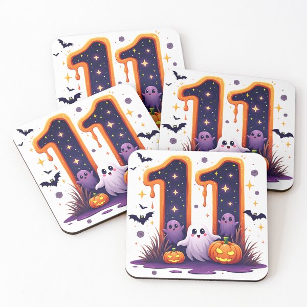 Item preview, Halloween Number 11 Ghosts Pumpkins Bats Spooky Costume designed and sold by ArtDesignTp.
