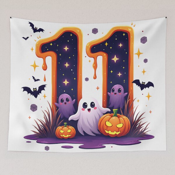 Item preview, Halloween Number 11 Ghosts Pumpkins Bats Spooky Costume designed and sold by ArtDesignTp.