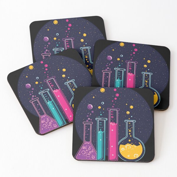 Item preview, Neon Cosmic Laboratory Line Art designed and sold by ChicTrendz.