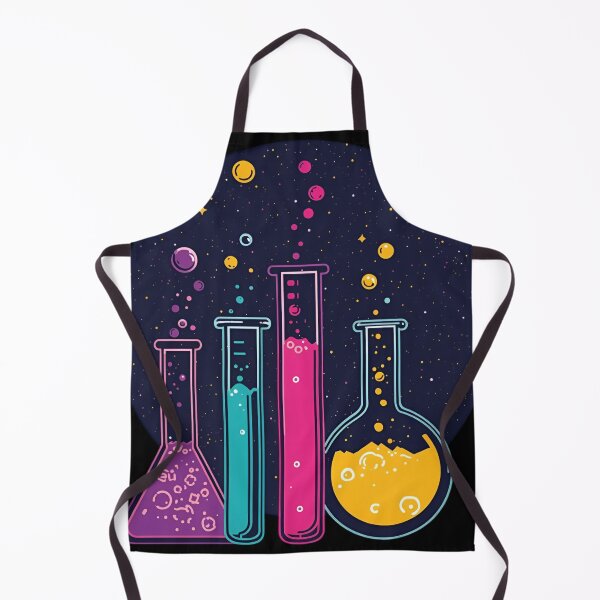 Item preview, Neon Cosmic Laboratory Line Art designed and sold by ChicTrendz.