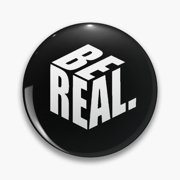 Item preview, BE REAL – Bold 3D Motivational Cube Design designed and sold by PunchDrop.