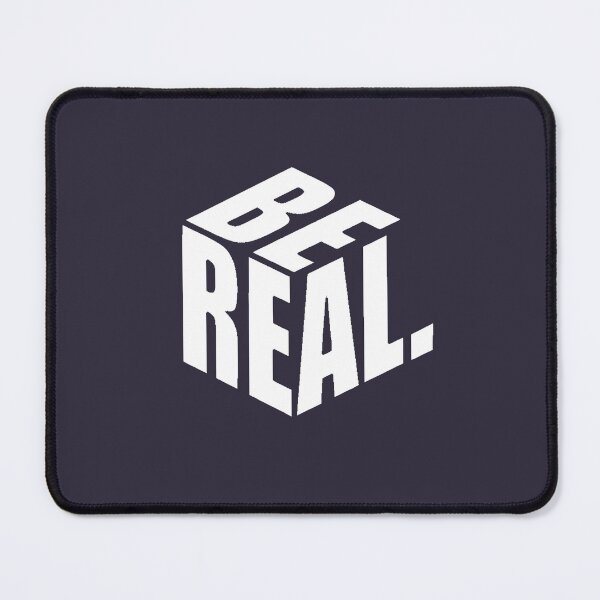 Item preview, BE REAL – Bold 3D Motivational Cube Design designed and sold by PunchDrop.