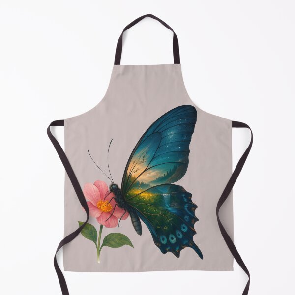 Item preview, Magical Butterfly on Flower Fantasy Painting designed and sold by WitchyWhisper.
