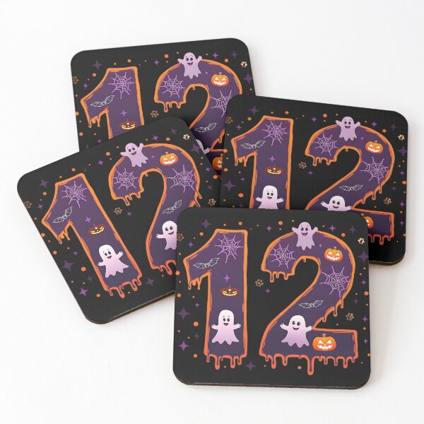 Item preview, Halloween Number 12 Ghosts Pumpkins Spiderweb Spooky Costume designed and sold by ArtDesignTp.