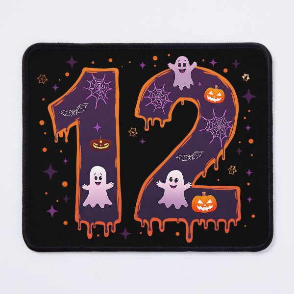 Item preview, Halloween Number 12 Ghosts Pumpkins Spiderweb Spooky Costume designed and sold by ArtDesignTp.