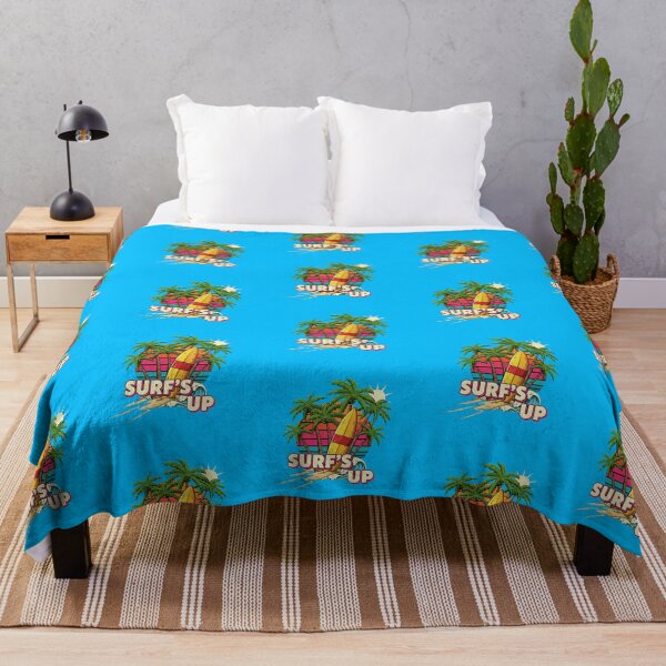 Item preview, Surfs Up Summer Time Retro Sunset | Vintage Surfer & Ocean Wave Art designed and sold by RojoyDesigns.