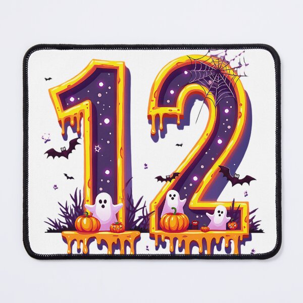 Item preview, Halloween Number 12 Ghosts Pumpkins Bats Spiderweb Costume designed and sold by ArtDesignTp.