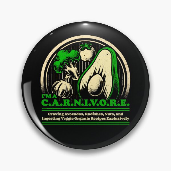 Item preview, Ironic Vegan Food - Funny Food Joke designed and sold by Studio Mootant.