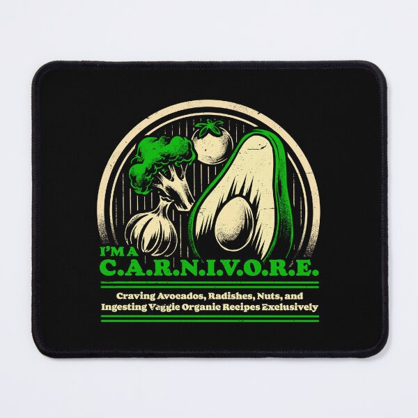 Item preview, Ironic Vegan Food - Funny Food Joke designed and sold by Studio Mootant.