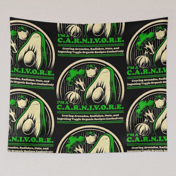 Item preview, Ironic Vegan Food - Funny Food Joke designed and sold by Studio Mootant.
