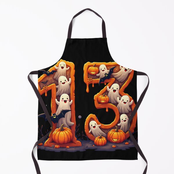 Item preview, Halloween Number 13 Ghosts Pumpkins Bats Spooky Costume designed and sold by ArtDesignTp.