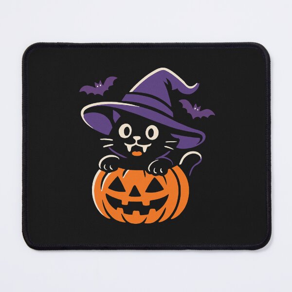 Item preview,  Halloween Funny Cat Costume – Cute Spooky Cat Wearing Costume Art Print designed and sold by GeniePixel.