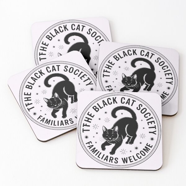 Item preview, The Black Cat Society – Mystical Witches’ Familiar designed and sold by Compass and a Camera.