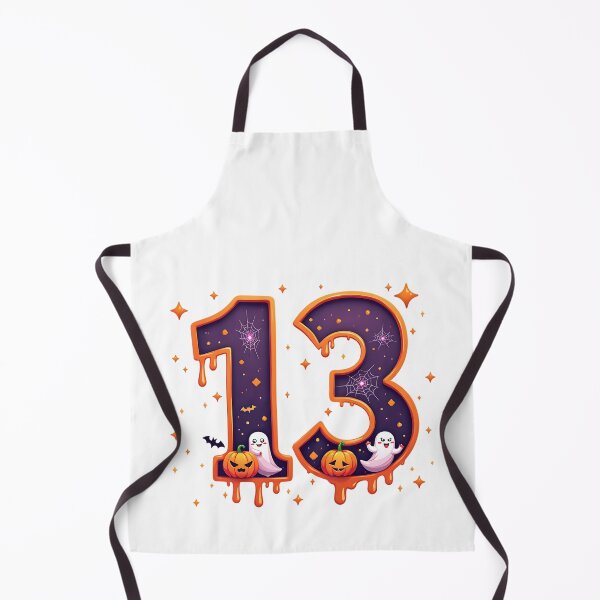 Item preview, Halloween Number 13 Ghosts Pumpkins Spiderweb Spooky Costume designed and sold by ArtDesignTp.