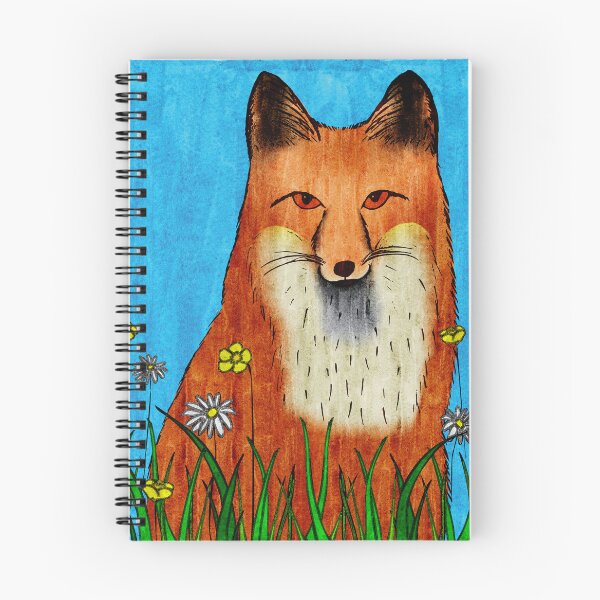Item preview, Fox and Flowers Watercolor designed and sold by Majikat Designs.
