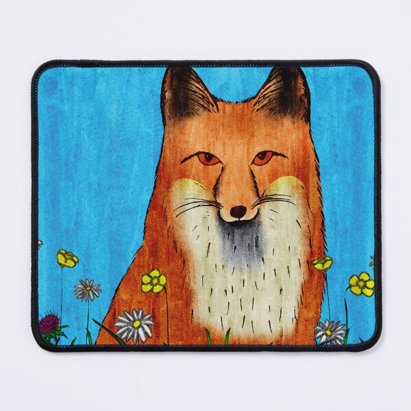Item preview, Fox and Flowers Watercolor designed and sold by Majikat Designs.