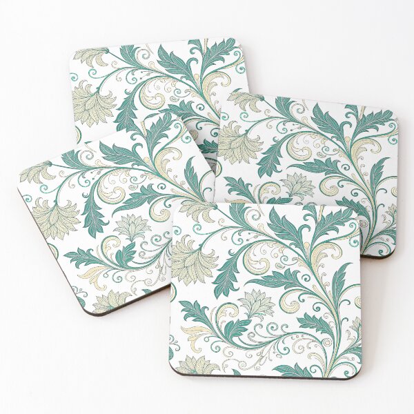 Item preview, Seamless Green Floral Pattern | Botanical Ornamental Design designed and sold by VivoStudio.
