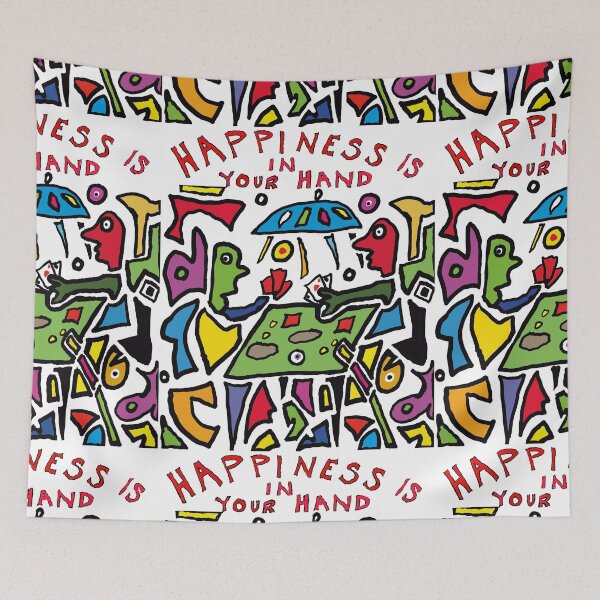 Item preview, Happiness is in Your Hand designed and sold by Nigel-here.