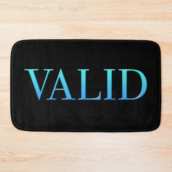 Item preview,  VALID in Blue Serif Typography designed and sold by Memes N Lore .