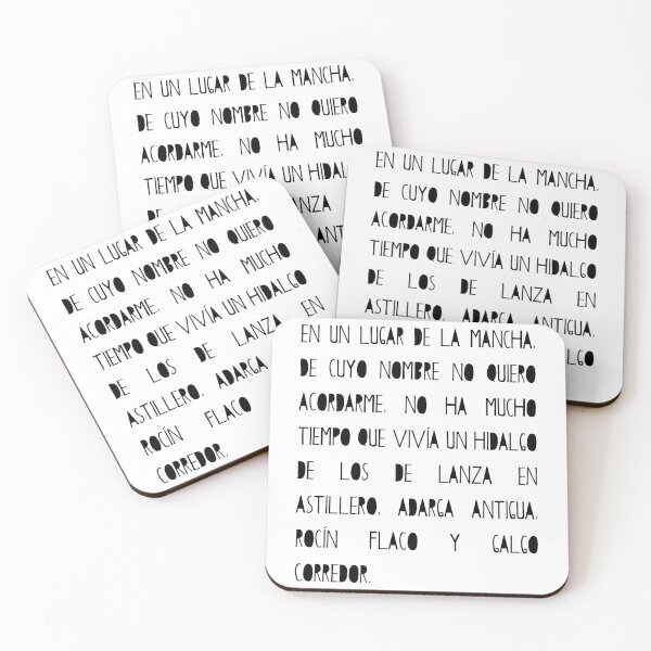 Item preview, Beginning of "Don Quixote de la Mancha" by Miguel de Cervantes designed and sold by Filologica.