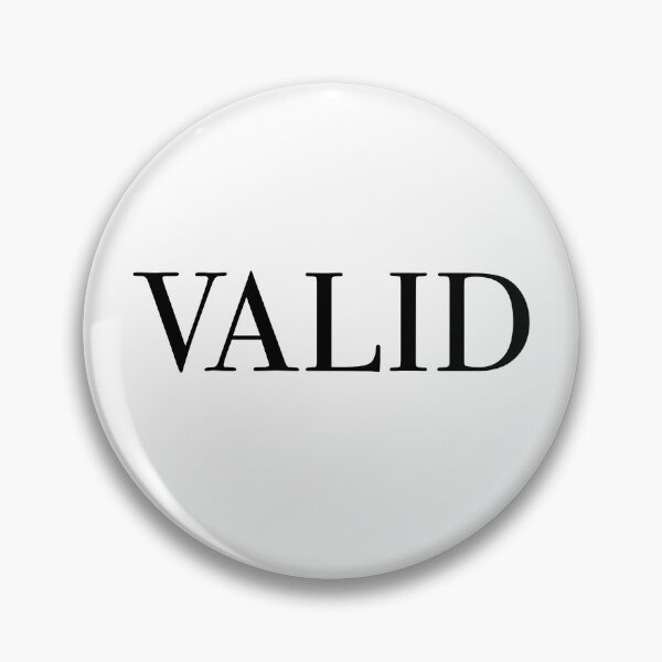 Item preview, VALID in Serif Typography designed and sold by Memes N Lore .
