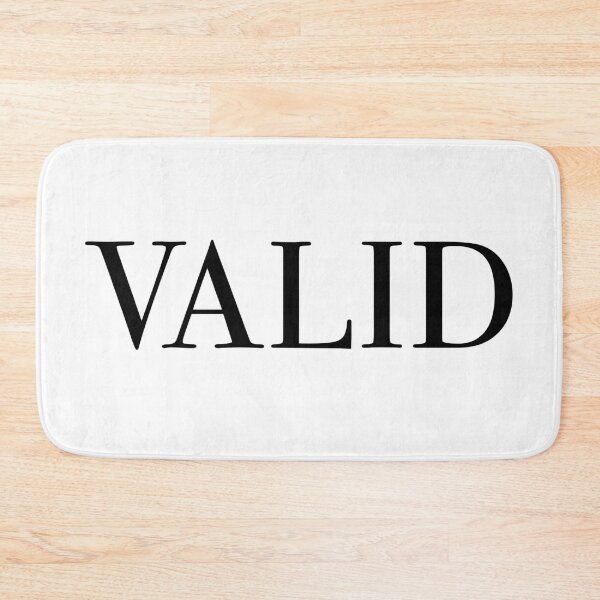 Item preview, VALID in Serif Typography designed and sold by Memes N Lore .