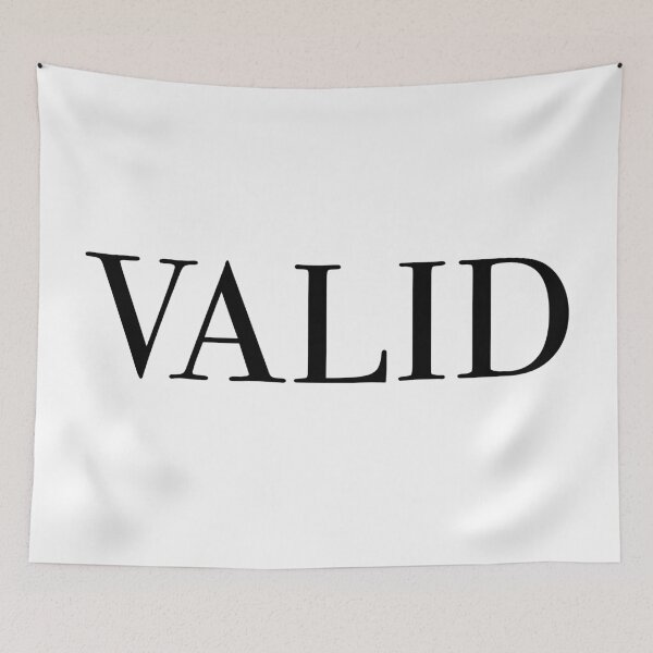 Item preview, VALID in Serif Typography designed and sold by Memes N Lore .