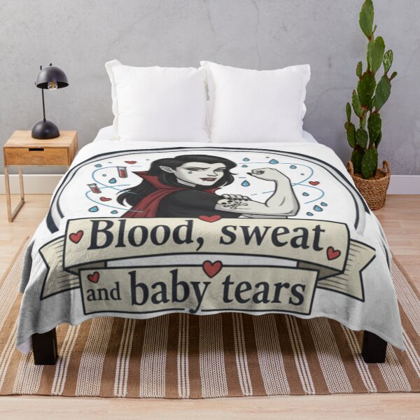 Item preview, Momcula Strong Blood Sweat Baby Tears designed and sold by Silent Watch Threads..