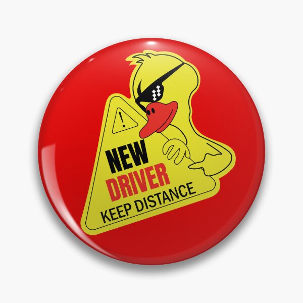 Item preview, Funny Duck New Student Driver Keep Distance Car Bumper designed and sold by iziHumor.